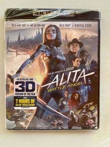 Alita: Battle Angel - Uhd 4k + Blu Ray