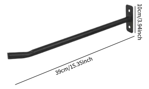 Pared Soporte De Bola De Bola Gancho Home Gym Gym 1pc Negro