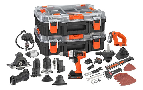 Kit De Herramienta Eléctrica Black+decker Matrix 20v Max, In