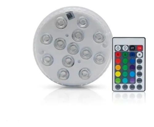 Pack X 4 Luminaria Luz Led P/ Pileta Rgb Sumergible Jacuzzi