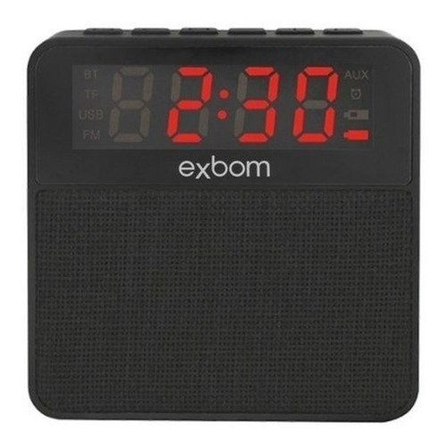 Radio Relógio Digital Bluetooth Usb Sd Mp3 Fm Despertador