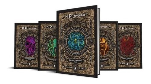 Imagen 2 de 4 de Pack Cuentos Completos Lovecraft (5 Tomos)