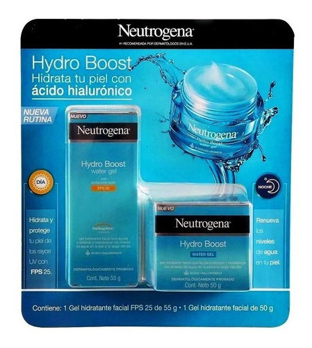 Neutrogena Hydro Boost Fps 25 Dia + Noche Acido Hialuronico 