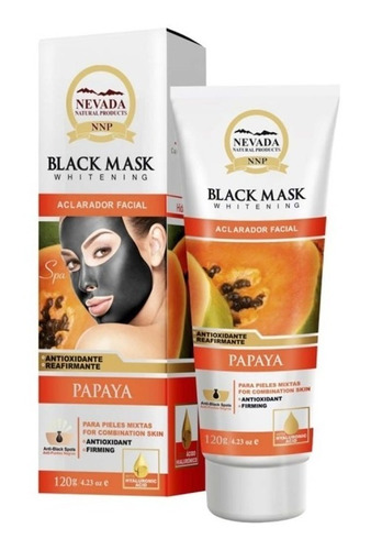 Mascarilla Facial Hidroplástica Natural Products Black Mask