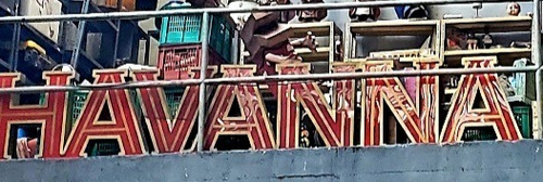 Imagen 1 de 1 de Cartel Letrero Luminoso De Alfajores Havanna Chapa Original