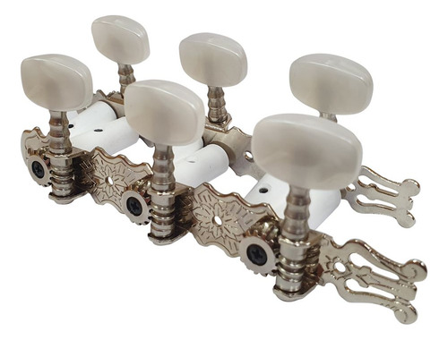 Clavijeros Para Guitarra Clásica Gebr Vant Gent Tubo Cromado