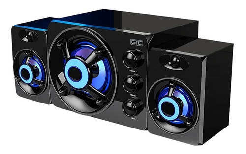 Imagen 1 de 1 de Parlante Bluetooth Usb Multifuncion Con Subwoofer Y Auxiliar