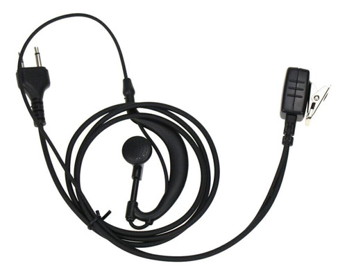 G-shape Ear-hook Earset Headset Ptt Mic 2pin Para Midland