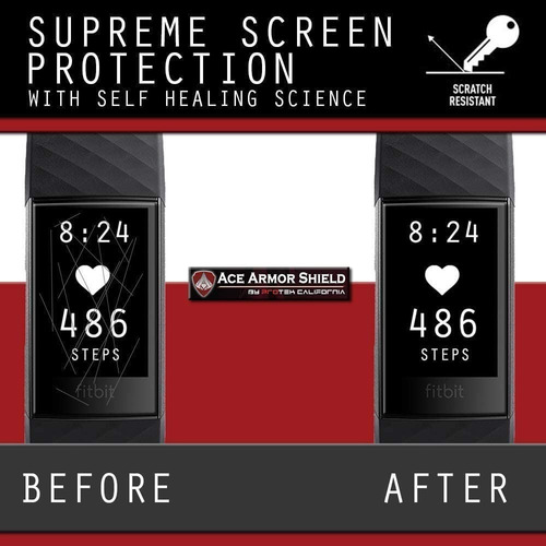 Film Protector P/ Reloj Fitbit Charge 3 / 4 Pack X 8