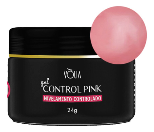 Promoção Volia Gel Control Pink Led Uv Hipoalergênico