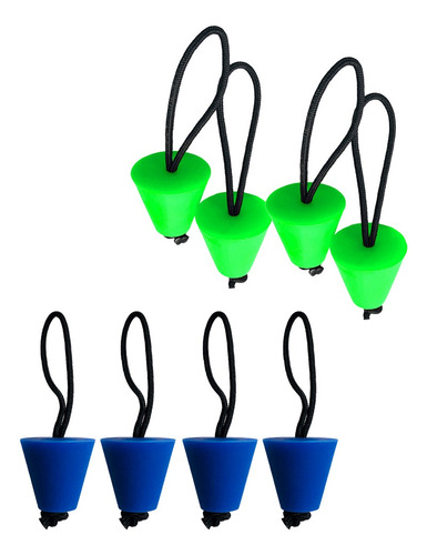 Imagen 4 de 6 de 8 Pcs Tapones De Caucho Para Barcos Hinchables De Yate Kayak