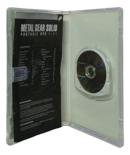 Metal Gear Solid Portable Ops Plus - Konami - Psp (Usado)