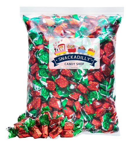 Strawberry Bon Bon Hard Candy - Bolsa De Caramelo Rojo Delic