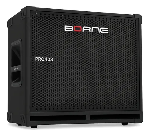 Caixa Passiva P/ Baixo Borne Pro408 Preto 200w Profissional