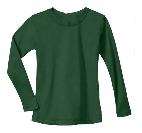 Playeras niños camiseta color verde para