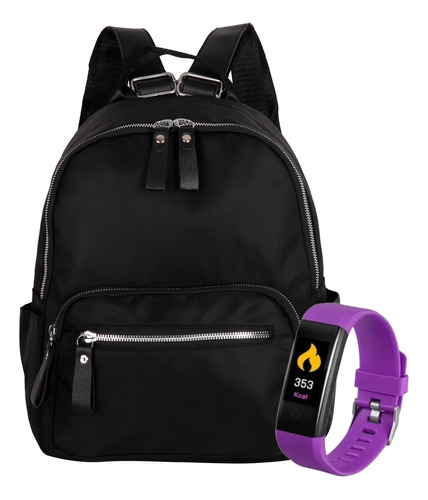 Mochila Dama + Reloj Inteligente Smartwatch - Regalo Ideal