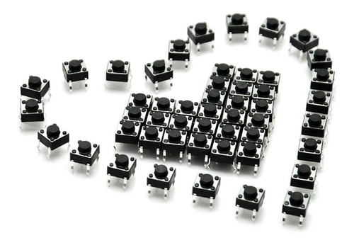 10 X Push Button Boton Pulsador Tact Switch 6x6x8mm Arduino