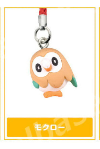 Rowlet Pokemon Netsuke Strap Alola 2 Takara Tomy A.r.t.s (Usado)