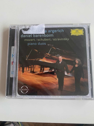 Cd Argerich, Barenboim, Piano Dúos, Nuevo , Cerrado 