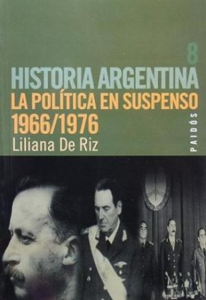 Imagen 1 de 3 de Historia Arg. Tomo 8 - Política En Suspenso, De Riz, Paidós