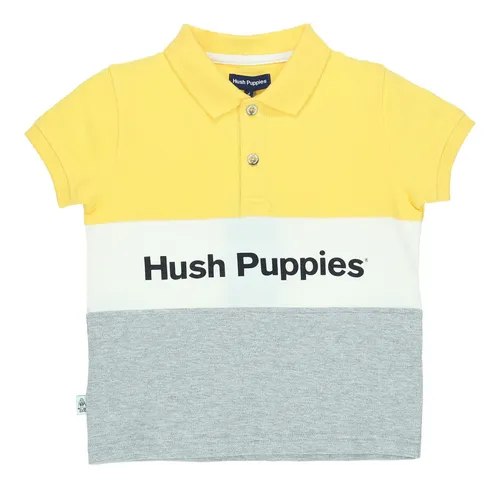 Polera Niño Hush Puppies Kids Rugby Amarillo