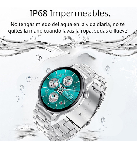 Ssb Amoled Reloj Inteligente Hombre Mujer Bluetooth Llamada