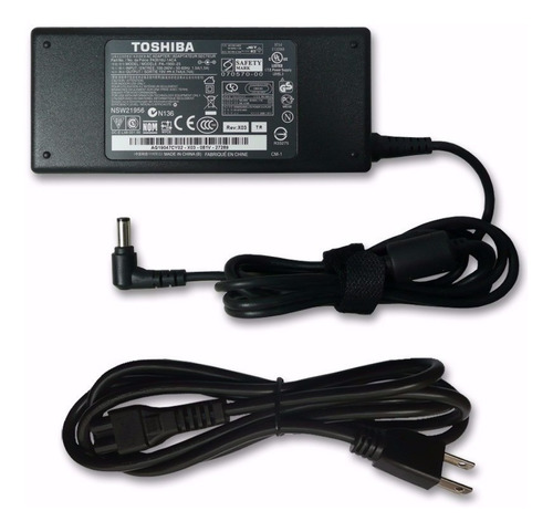 Cargador Para Laptop Toshiba 19v 3.42a 65w Con Cable Poder