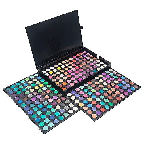 Paleta De Sombra De Ojos Brillante Mate Profesional De 3 Cap