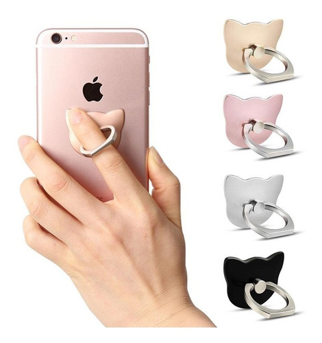 Pop Socket De Anillo Modelo Gato Y Oso Sky