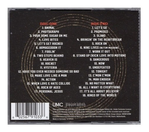 Imagen 2 de 2 de Def Leppard The Story So Far Best Of 2cd Cd Nuevo