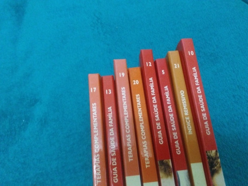 Guia Veja De Medicina E Saúde, Abril Coleções 8 Volumes (Usado)