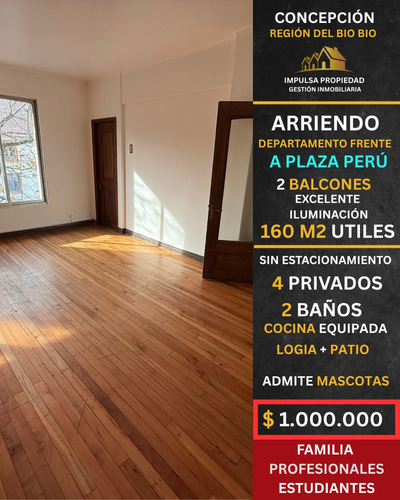 Amplio Departamento En Arriendo, Plaza Perú