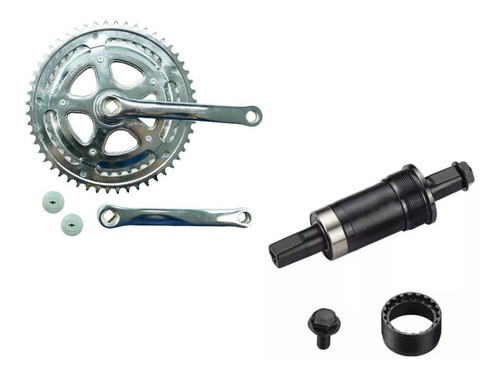 Kit Bike Caloi Monark 10 Pedivela Corrente Central Catraca.