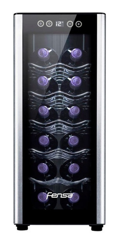 Cava De Vino Fensa 12 Botellas Winecool Negro