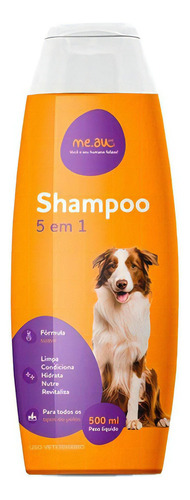 Shampoo Me.au Pet 5 Em 1 Para Cães E Gatos - 500 Ml Fragrância Bebê
