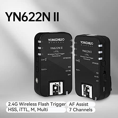 Yongnuo Flash Ttl Inalámbrico Yn622n Ii Con Sincronización H