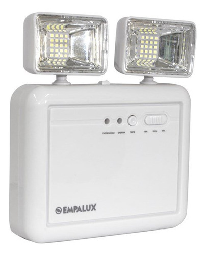 Kit 6 Luminária De Emergência Led Empalux 1200 Lumens