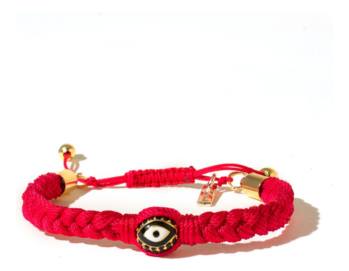 Pulsera Hilo Trenzado Con Ojo Turco