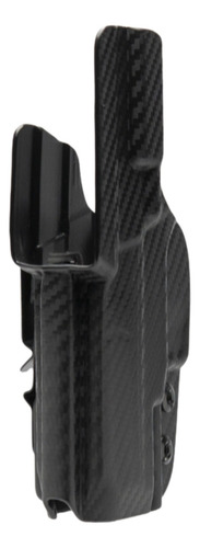Coldre Sabre Kydex G19 Gen 5 Mos Destro Cor Preto Fibra De Carbono