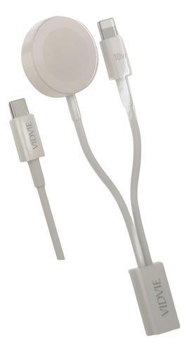 Cargador Inalambrico Para Lightning Y Reloj Vidvie Wlc1420