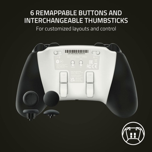 Razer Wolverine V2 Pro Driver Inalámbrico Para Juegos Color Blanco