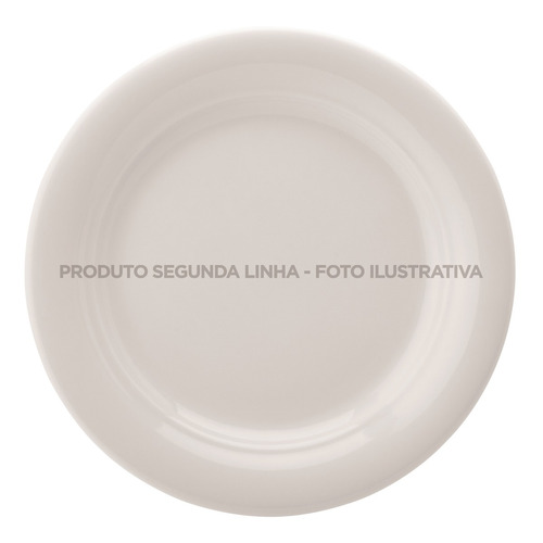 Prato Raso 28 Cm Porcelana Schmidt - Mod. Gourmet 2° Linha