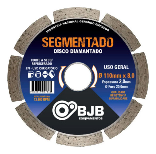 5 Disco Diamantado Para Makita Serra Marmore Granito Blocos
