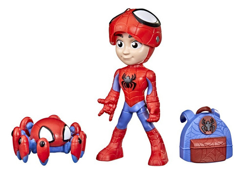 Set Doble Spidey Y Trace-e De 10 Cm, Spidey Marvel