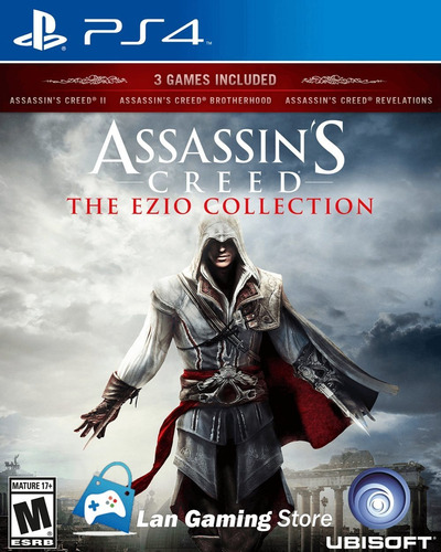 Assassins Creed Trilogy Ezio Collection Ps4 Con Poster