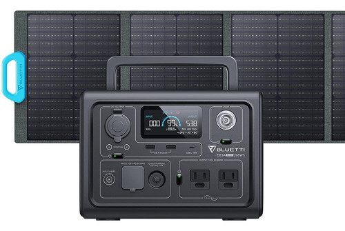 Generador Solar Bluetti 600w Con Panel Solar Portátil