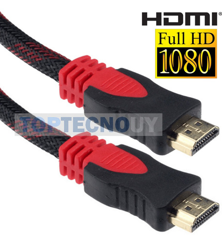 Imagen 2 de 4 de Cable Hdmi De 1.5m 1.5 Metros Version 1.4 Full-hd 1080p 3d T