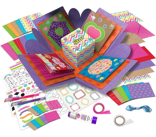 Card Crafting Explosion Arts And Crafts Box - Kit Compl...