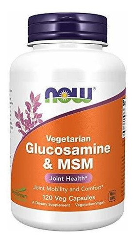 Suplementos Now, Glucosamina Y Msm (no Derivados De Mariscos