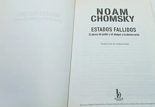 Estados Fallidos - Noam Chomsky - 2006 - Democracia
